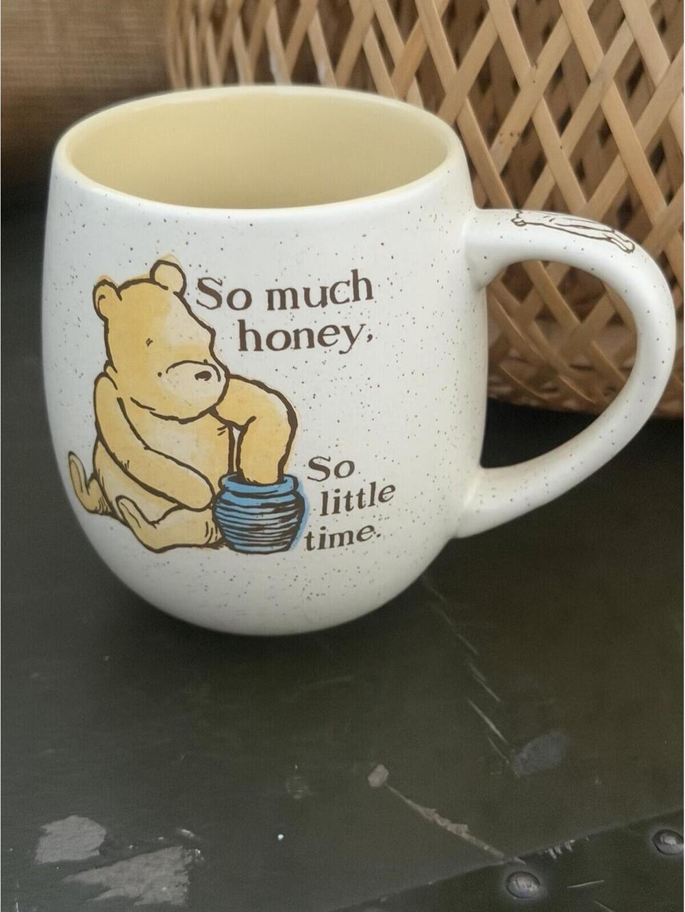 🍯🐻 Disney Winnie the Pooh “So Much Honey” Speckled Coffee Mug 🐻🍯